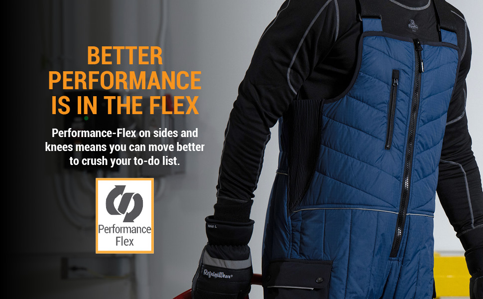 Better performance is in the flex. Performance-flex on sides and knees means you can move better to crush your to-do list.