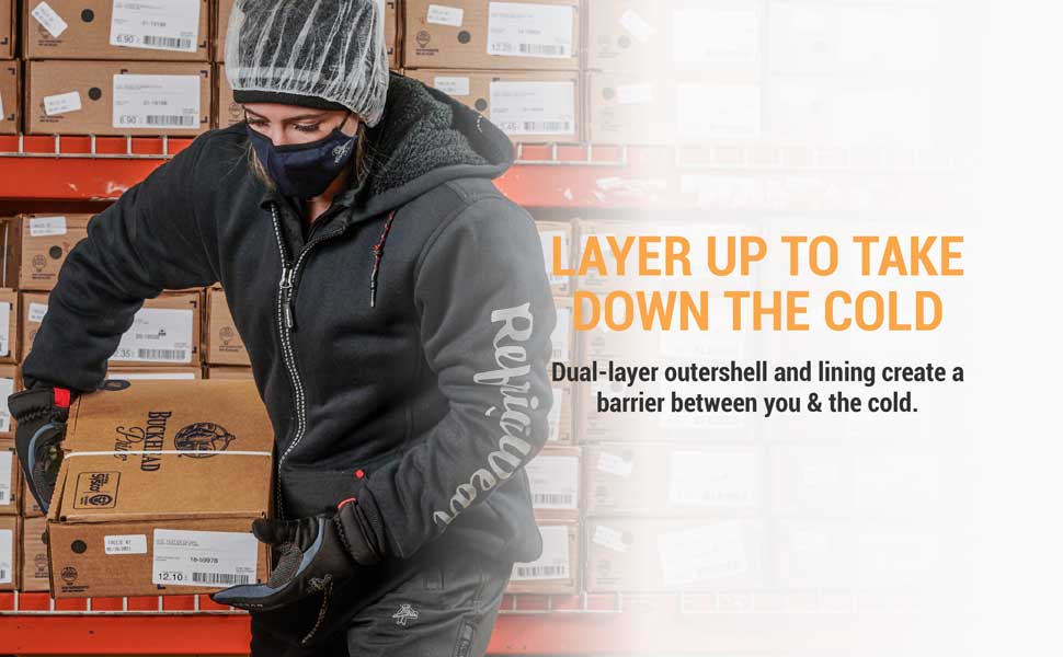 Layer up to take down the cold. Dual layer outershell and lining create a barrier between you and the cold